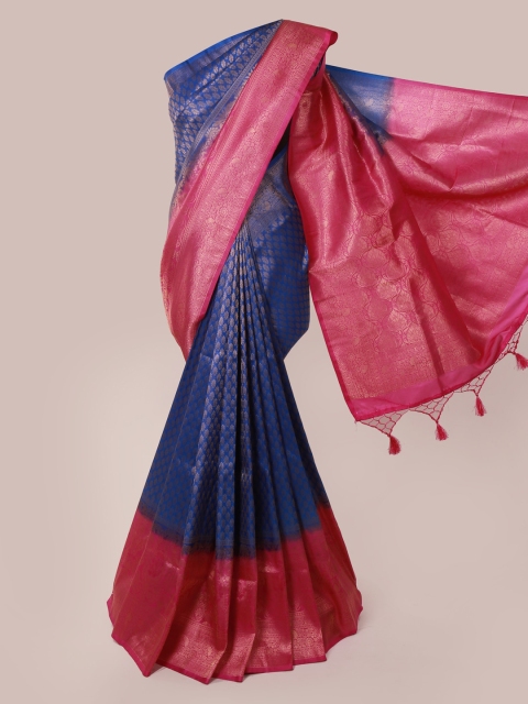 

Pothys Blue Woven Design Art Silk Saree