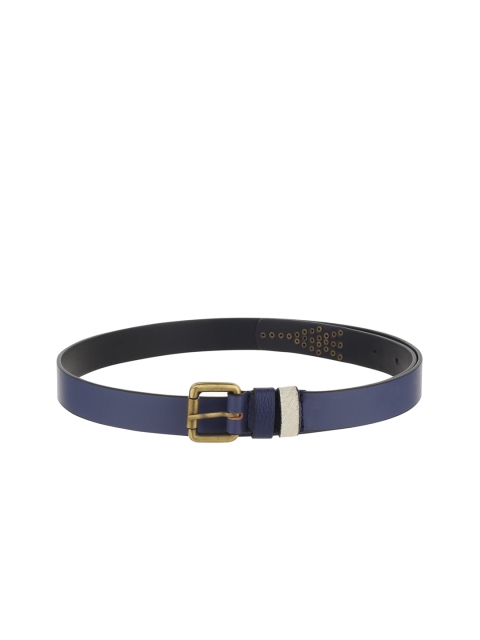 

Calligraphy Women Blue Solid Belt