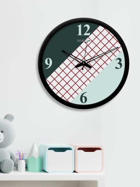 

RANDOM Grey & White Round Printed 30.4 cm Analogue Wall Clock