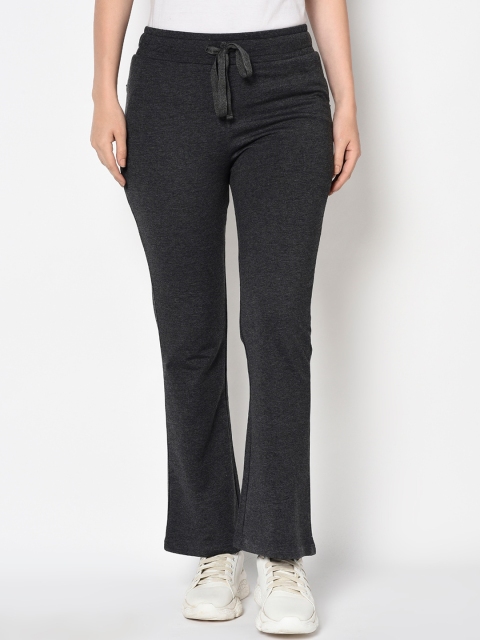 

Miss Grace Women Grey Solid Boot-Cut Track Pants