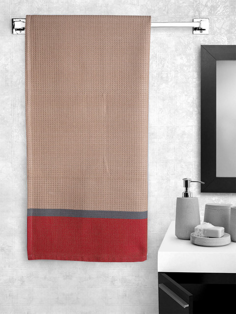 

Portico New York Unisex Brown Solid 150 GSM Bath Towel