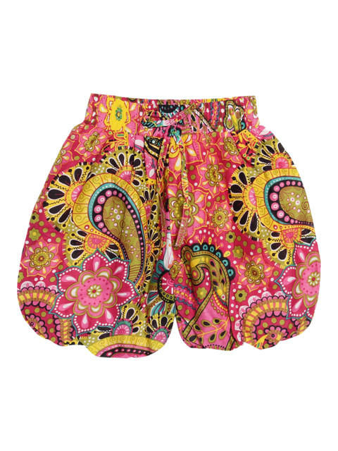 

SWEET ANGEL Girls Multicoloured Printed Balloon Shorts, Multi
