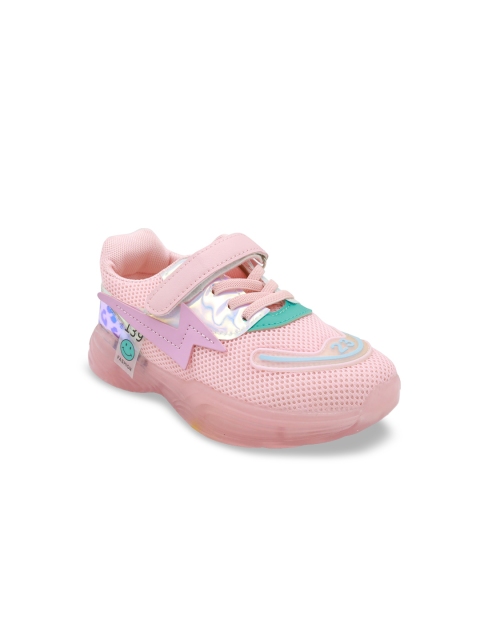 

Jazzy Juniors Girls Woven Design Sneakers, Pink