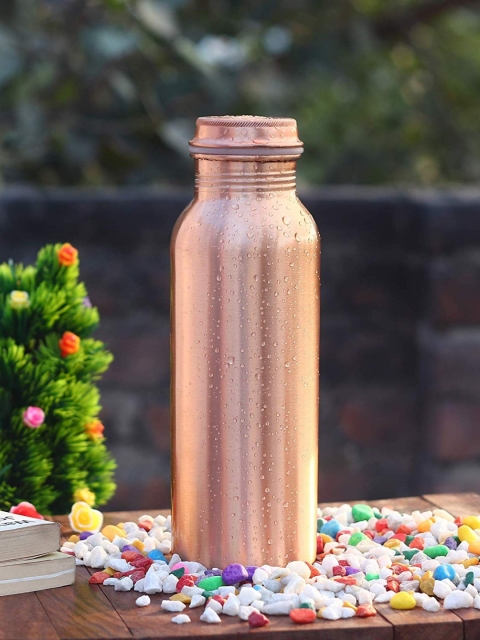 

INCRIZMA Copper-Toned Single Walled Vacuum Insulated Water Bottle 1000 ML