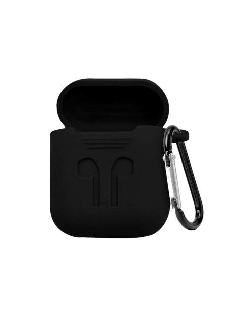 

TREEMODA Black Solid Airpods Case Cover
