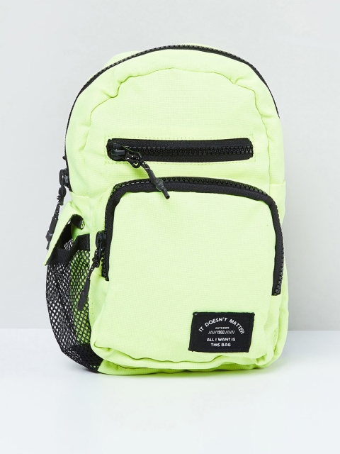 

max Women Fluorescent Green Backpack