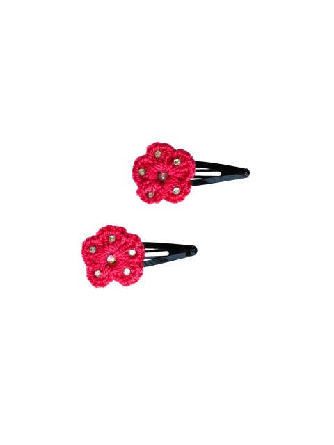 

Woonie Girls Pink Set of 2 Embellished Tic Tac Hair Clip