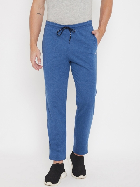 

NEVA Men Blue Solid Straight-Fit Track Pants