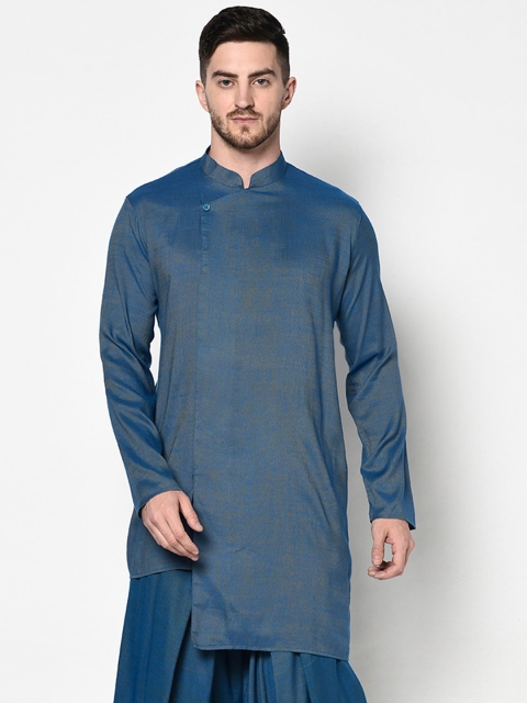 

Lamaaya Men Blue Kurta