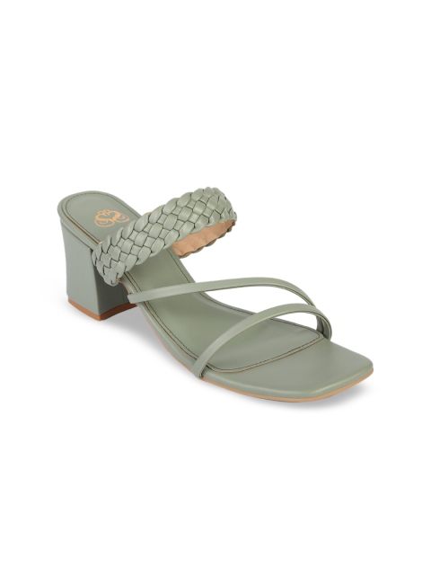 

Sole To Soul Women Green Solid Heels