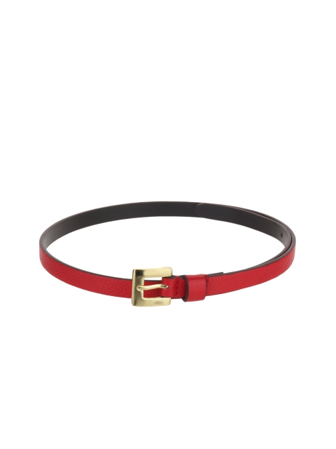 

Paradigm Design Lab Women Red & Gold-Toned Textured Belt