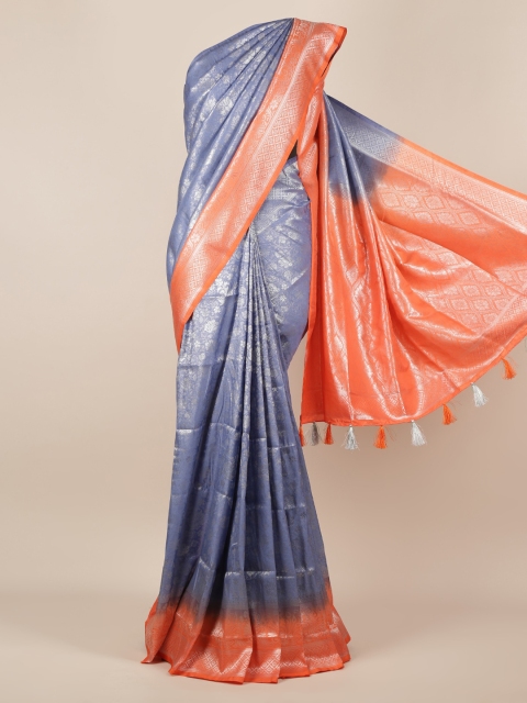

Pothys Lavender Woven Design Jute Silk Saree