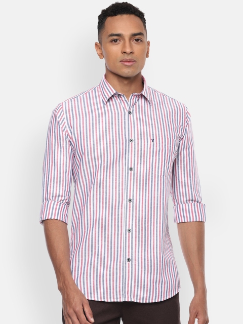

Van Heusen Sport Men Multicoloured Slim Fit Striped Casual Shirt, Multi