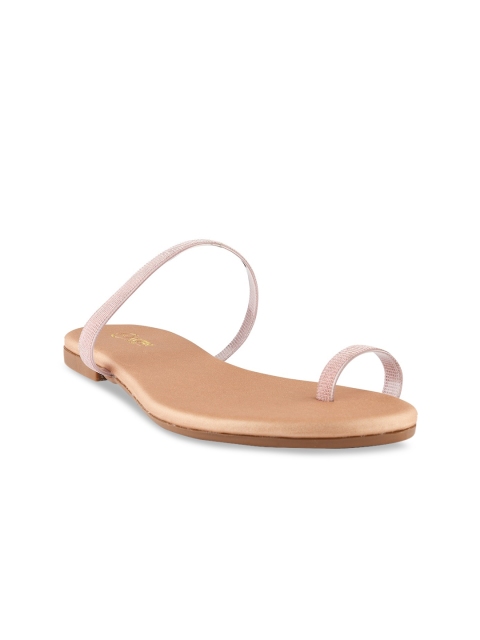

NECTAR KICKS Women Pink Solid One Toe Flats