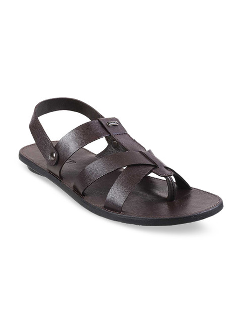 

Mochi Men Brown Leather Comfort Sandals