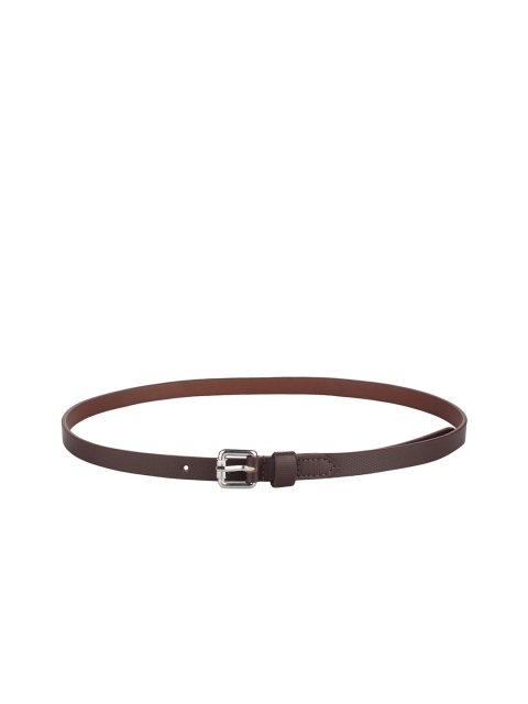 

Paradigm Design Lab Women Brown & Silver-Toned Textured Belt