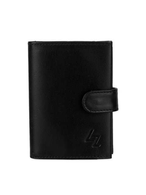 

Leather Zentrum Unisex Black Solid Card Holder