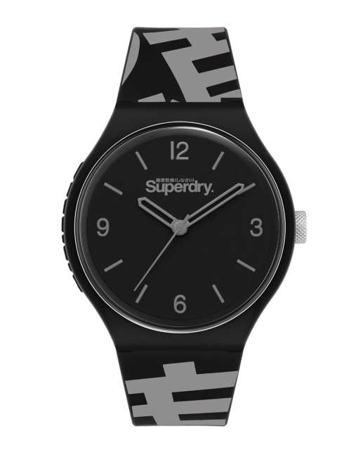 

Superdry Women Black & Grey Analogue Watch SYG294BE
