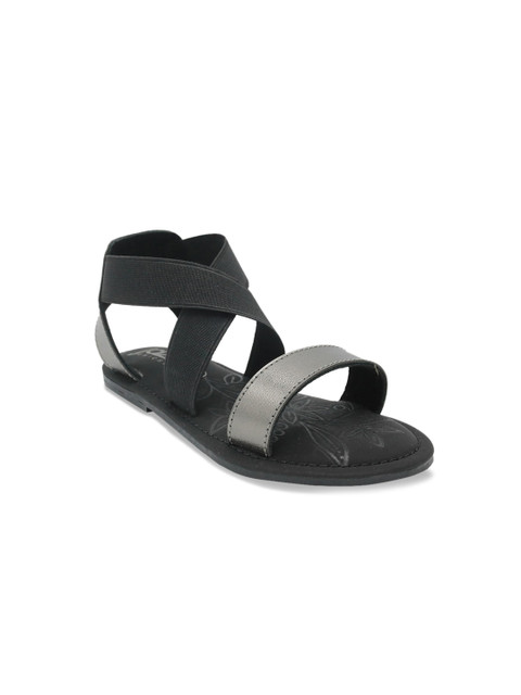 

Jazzy Juniors Girls Grey Colourblocked Open Toe Flats