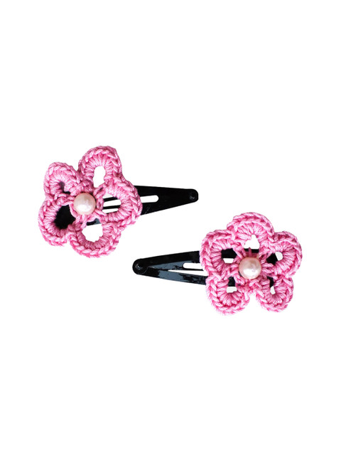 

Woonie Girls Pink Set of 2 Embellished Tic Tac Hair Clip