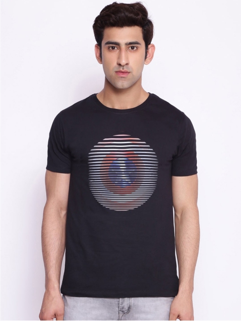 

Marvel Avengers Men Black Marvel Avengers Printed Round Neck T-shirt