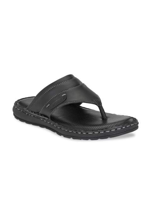 

Provogue Men Black Solid Comfort Sandals