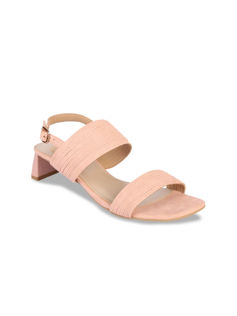 

Sole To Soul Women Pink Solid Sandals