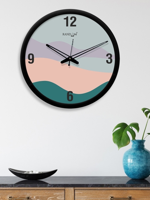 

RANDOM Pink & Blue Round Printed 30.4 cm Analogue Wall Clock