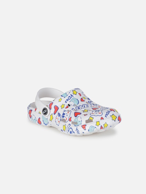 

PASSION PETALS Unisex Kids Multicoloured Printed Clogs, Multi