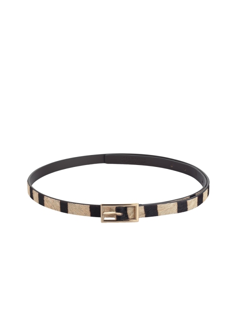 

Paradigm Design Lab Women Beige & Brown Striped Belt