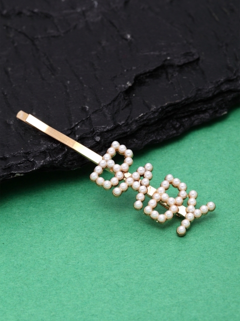 

Ferosh Gold-Toned Pearl Baby Hairpin