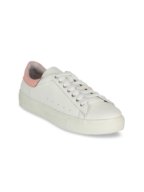 

Carlton London Sports Women White Solid Sneakers