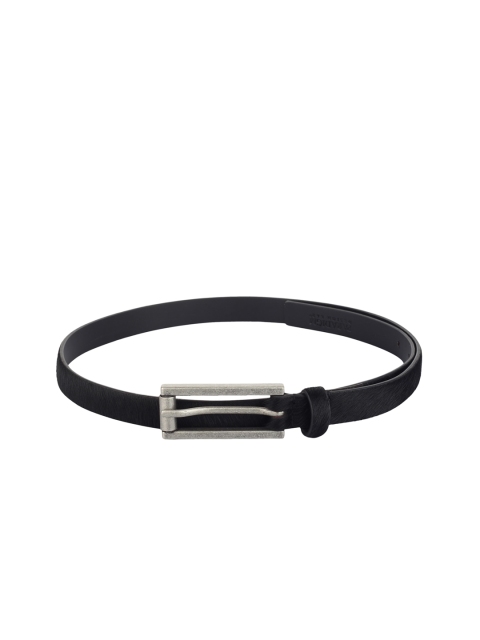 

Paradigm Design Lab Women Black & Silver-Toned Textured Belt