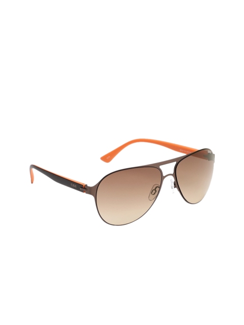 

IDEE Unisex Brown Lens & Aviator Sunglasses With UV Protected Lens IDS2131C4SG