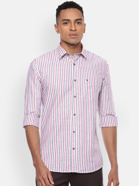

Van Heusen Sport Men Multicoloured Slim Fit Striped Casual Shirt, Multi