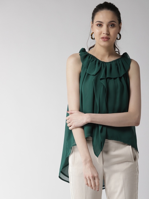 

Quiero Green High-low Top