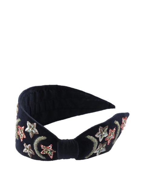 

Clotche Black Embellished Hairband