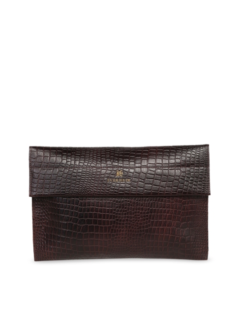 

EVER HYDE Coffee Brown Textured Leather 13 inch iPad Sleeve