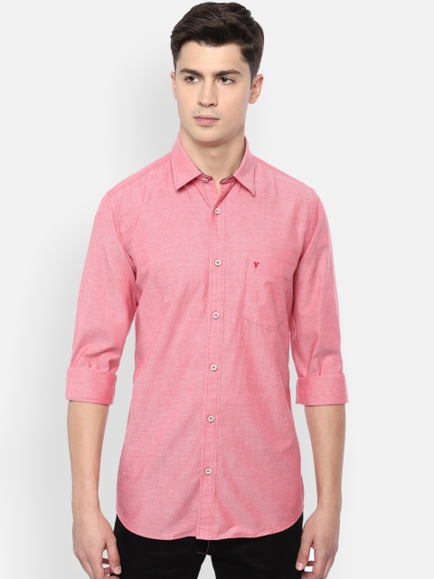 

Van Heusen Sport Men Pink Slim Fit Solid Casual Shirt