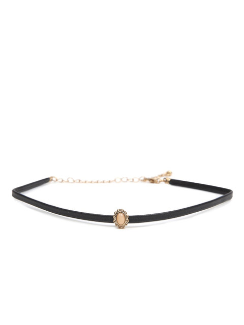 

FOREVER 21 Black Synthetic Choker Necklace