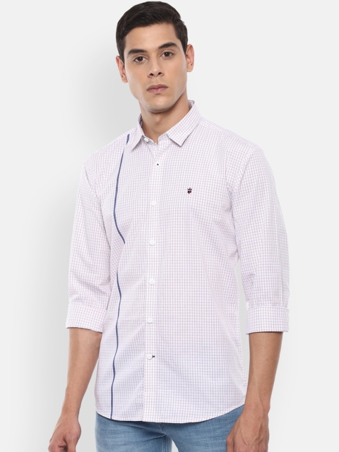 

Louis Philippe Sport Men White Checked Casual Shirt