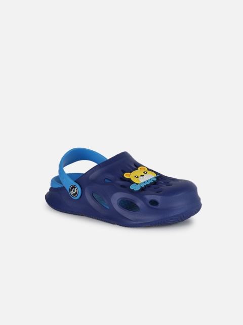 

PASSION PETALS Boys Blue & Yellow Embellished Clogs