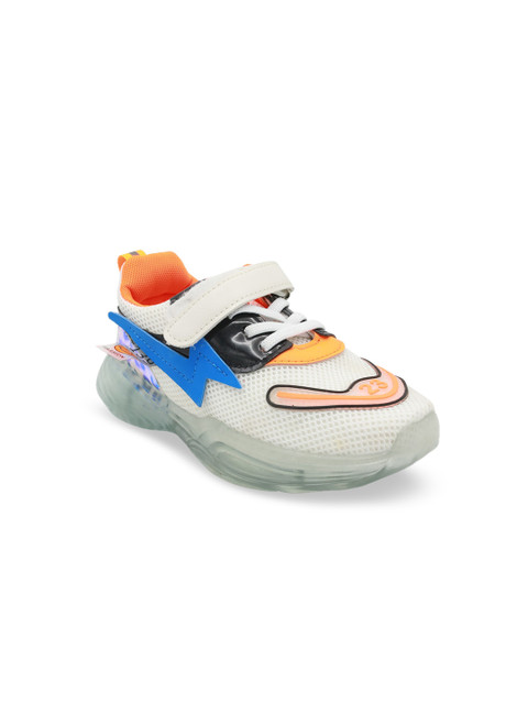 

Jazzy Juniors Girls Printed Sneakers, White