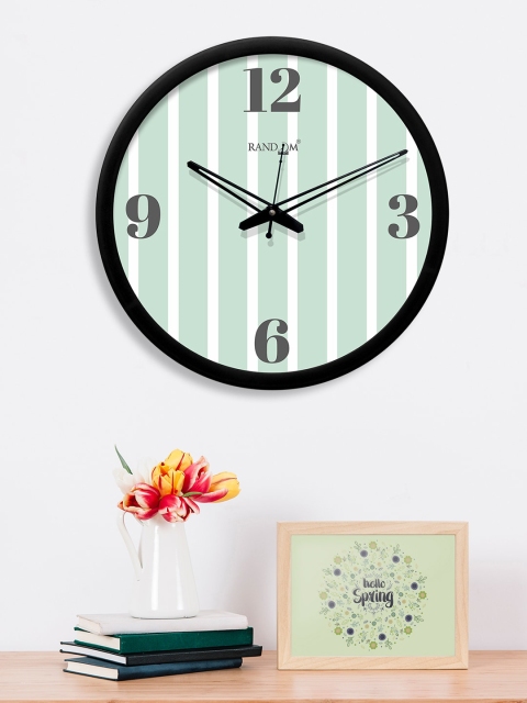 

RANDOM Sea Green & White Round Printed 30.4 cm Analogue Wall Clock