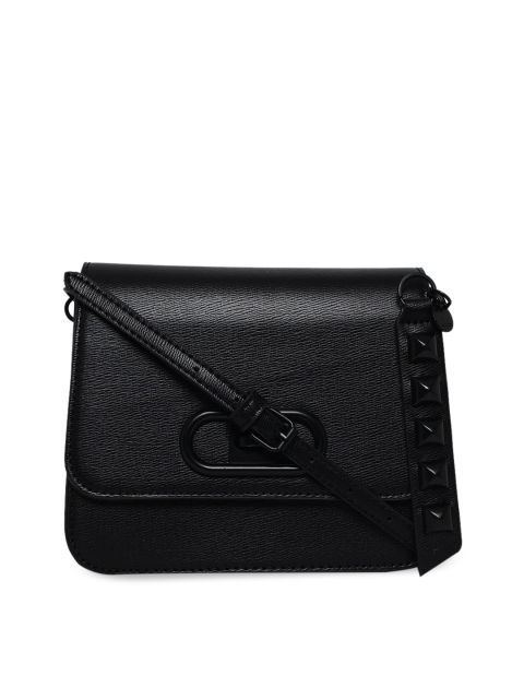 

ALDO Black Solid Sling Bag