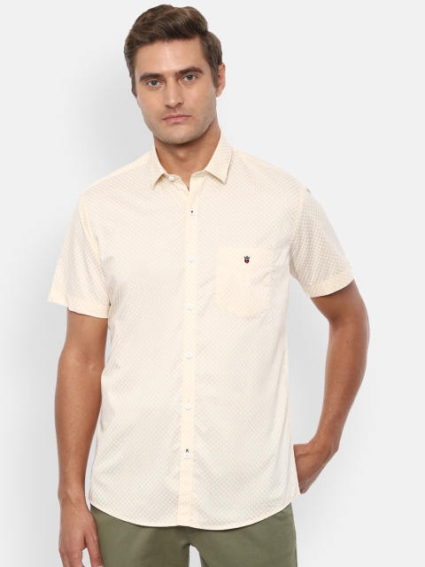 

Louis Philippe Sport Men Beige Slim Fit Printed Casual Shirt
