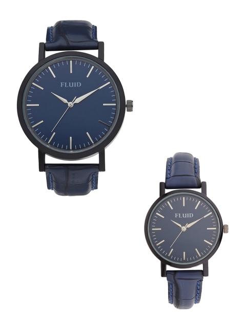 

FLUID Unisex Blue Digital Watch Combo FL-805PR-BK01