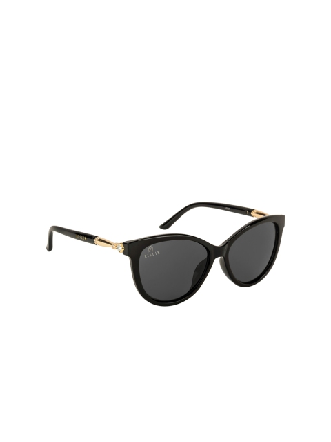 

Aislin Women Grey Lens Oval Sunglasses ES_12962-82-AS-8336-BLK-BKGL-OV-60-G