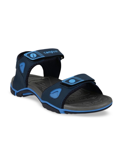

Campus Men Blue & Grey Sustainable Sports Sandals