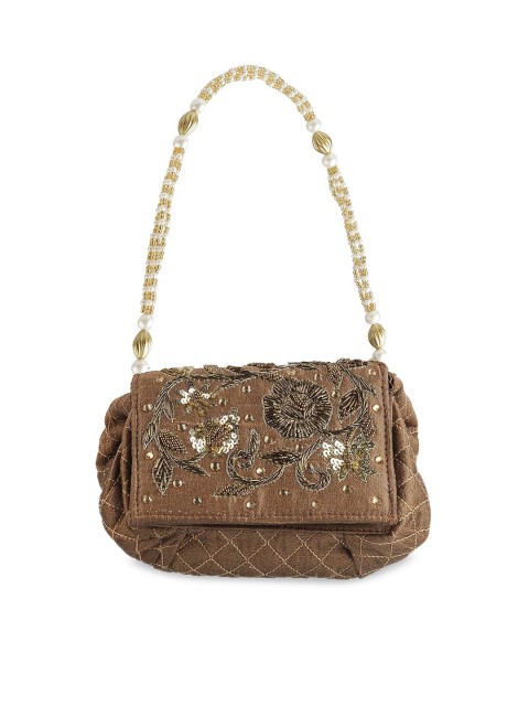 

Metro Gold-Toned Embellished Shoulder Bag